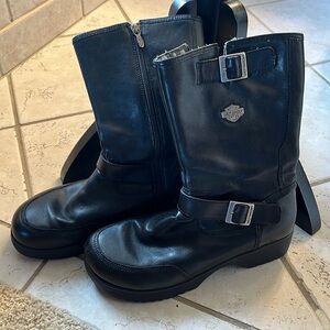 Harley-Davidson Women's Black Leather Boots